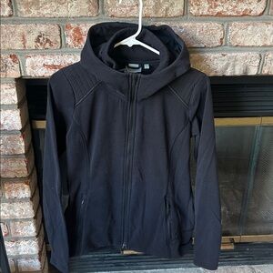 Athleta Full Zip Black Hoodie‎ Sweatshirt Women’s Size Small